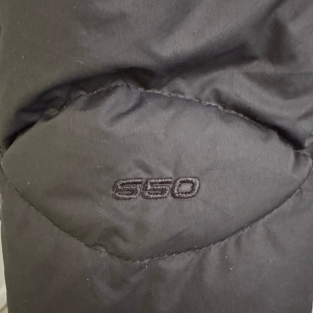 North Face 550 Long Black Puffer Coat - Picture 7 of 14